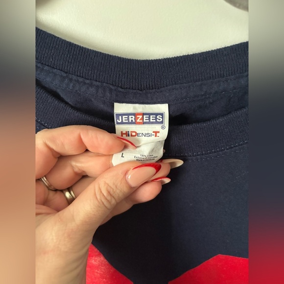 Budweiser Promo | Go Pats Navy T-Shirt | Size L - Picture 4 of 6